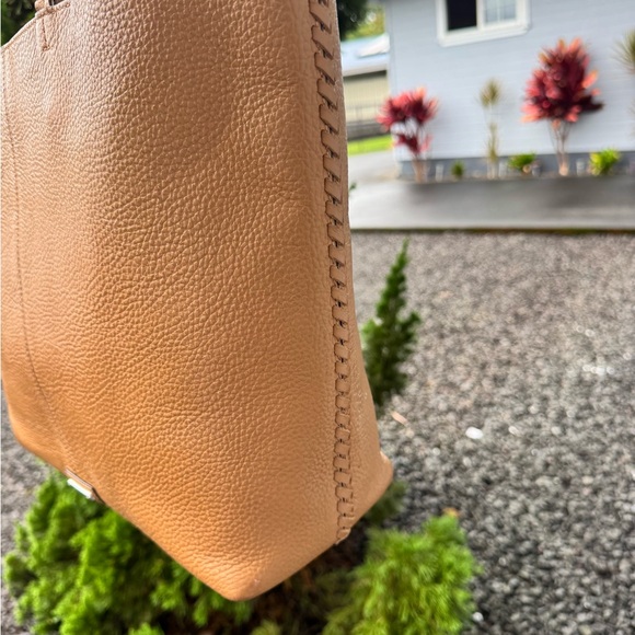 Rebecca Minkoff Tan Pebbled Leather Tote Bag - Picture 5 of 15